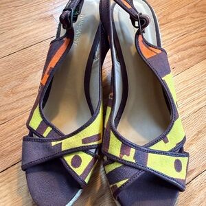 Nine West Espadrille Wedge Sandals, Size 8, New, Never Worn